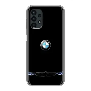 Силіконовий бампер з картинкою машини на Samsung Galaxy A13 (5G) (Чорний BMW)