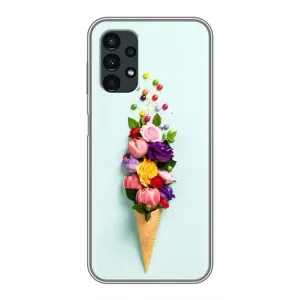 Чехлы с тематикой "ЦВЕТЫ" на Samsung Galaxy A13 (5G) (Цветок-мороженное)