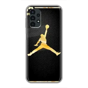 Силиконовый Чехол Nike Air Jordan на Самсунг Галакси А13 (5G) (Джордан 23)