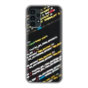 Чехол для программиста на Самсунг Галакси А13 (5G) (Код)