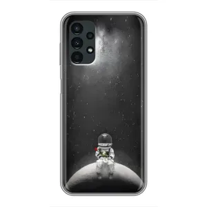 Силіконовый Чохол з принтом "Космонавти" на Samsung Galaxy A13 (5G) (Космонавт романтик)