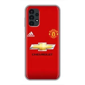 Силиконовые Чехлы принт Футбол на Samsung Galaxy A13 (5G) (Man United)