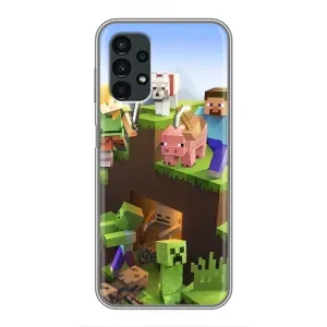 Чохли для Samsung Galaxy A13 (5G) (Персонажі МайнКрафт) (Майн-крафт)