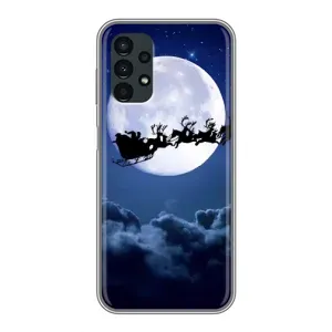 Чехол Санта Клаус для Samsung Galaxy A13 (5G) (Санта - луна)