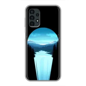Летний Чехол на Samsung Galaxy A13 (5G) (Синий Водопад)