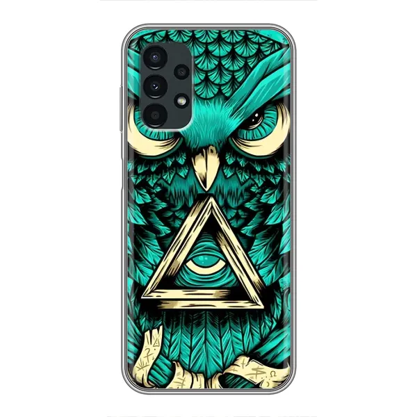 Чехол с рисунком «Зеленая сова» для Samsung Galaxy A13 (5G) Чехол с рисунком «Зеленая сова» для Samsung Galaxy A13 (5G)