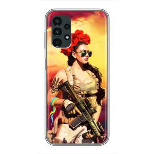 ЗСУ Чехлы (TPU) для Samsung Galaxy A13 (5G) (Женщина солдат)