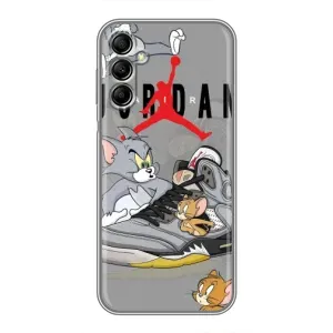 Силиконовый Чехол Nike Air Jordan на Самсунг Гелекси А14 (5G) (Air Jordan)