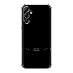 Силиконовый бампер с картинкой машины на Samsung Galaxy A14 5G (Силует Audi)