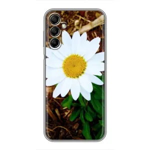 Чехол с ромашками на Samsung Galaxy A14 5G (Белая ромашка)