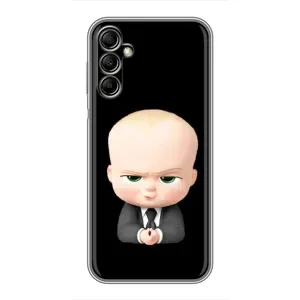 Мультяшный принт на Чехол для Самсунг Гелекси А14 (5G) (Бос)