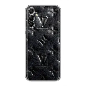 Текстурный Чехол Louis Vuitton для Самсунг Гелекси А14 (5G) (Черный ЛВ)