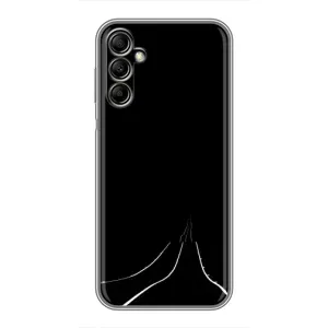 Чехол с картинками на черном фоне для Samsung Galaxy A14 5G (Дорога)