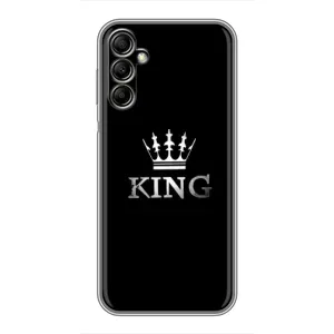 Чехол (Корона на чёрном фоне) для Самсунг Гелекси А14 (5G) (KING)