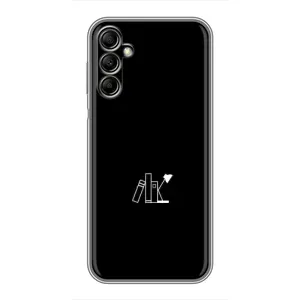 Чехол с картинками на черном фоне для Samsung Galaxy A14 5G (Книжки)