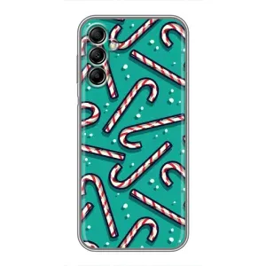 Силіконовий бампер на різдво для Samsung Galaxy A14 5G (Льодяники)