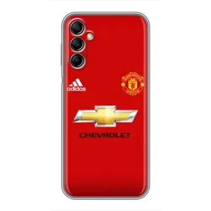 Силиконовые Чехлы принт Футбол на Samsung Galaxy A14 5G (Man United)