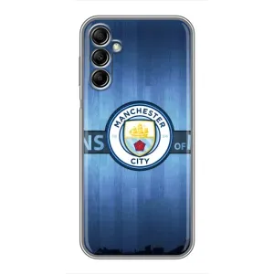 Силиконовые Чехлы принт Футбол на Samsung Galaxy A14 5G (ManCity)