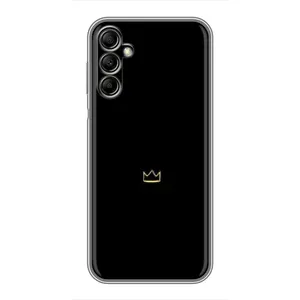 Чехол (Корона на чёрном фоне) для Самсунг Гелекси А14 (5G) (Мини корона)