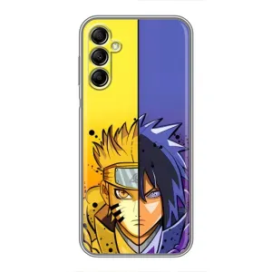 Купить Чехлы на телефон с принтом Anime для Samsung Galaxy A14 5G (Naruto Vs Sasuke)