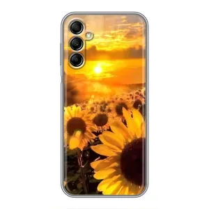 Чехол с Цветами для Samsung Galaxy A14 5G (поле подсолнухов)