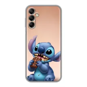 Чехол с рисунком Стич для Samsung Galaxy A14 5G (Стич с шоколадом)