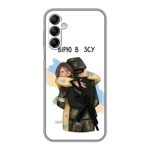 Патриотический Чехол для Samsung Galaxy A14 5G (Верим в ЗСУ)