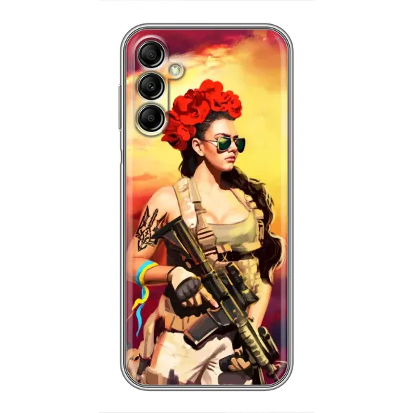 Чехол с рисунком «Женщина солдат» для Samsung Galaxy A14 5G Чехол с рисунком «Женщина солдат» для Samsung Galaxy A14 5G