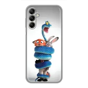 Силиконовый чехол с принтом Зоотрополіс для Samsung Galaxy A14 5G (Змея Зоо)