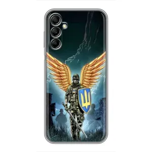 Патриотический Чехол для Samsung Galaxy A14 5G (ЗСУ з крильями)
