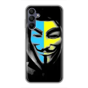 Чехол с Украинской символикой на Самсунг Галакси А15 (А155) (Анонимус патриот)