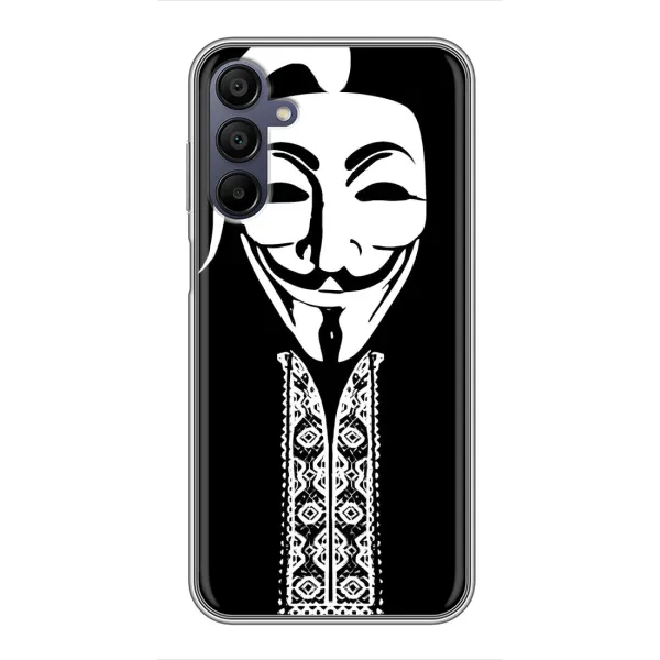 Чехол с рисунком «Анонимус» для Samsung Galaxy A15 (A155) Чехол с рисунком «Анонимус» для Samsung Galaxy A15 (A155)