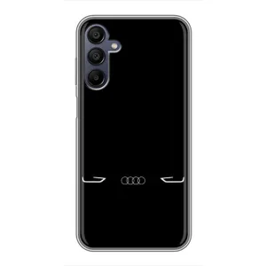 Силиконовый бампер с картинкой машины на Samsung Galaxy A15 (A155) (Силует Audi)