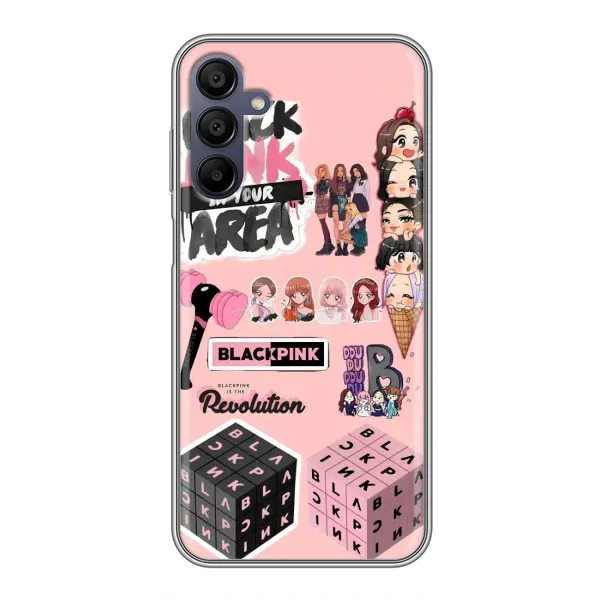 Чехол с рисунком «BLACK PINK коллаж» для Samsung Galaxy A15 (A155) Чехол с рисунком «BLACK PINK коллаж» для Samsung Galaxy A15 (A155)