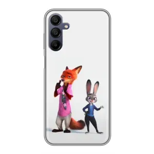 Силиконовый чехол с принтом Зоотрополіс для Samsung Galaxy A15 (A155) (Джуди и Ник)