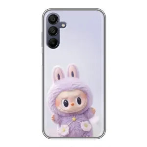 Чехол с принтом Лабубу для Samsung Galaxy A15 (A155) (Фиолетовый Лабубу)
