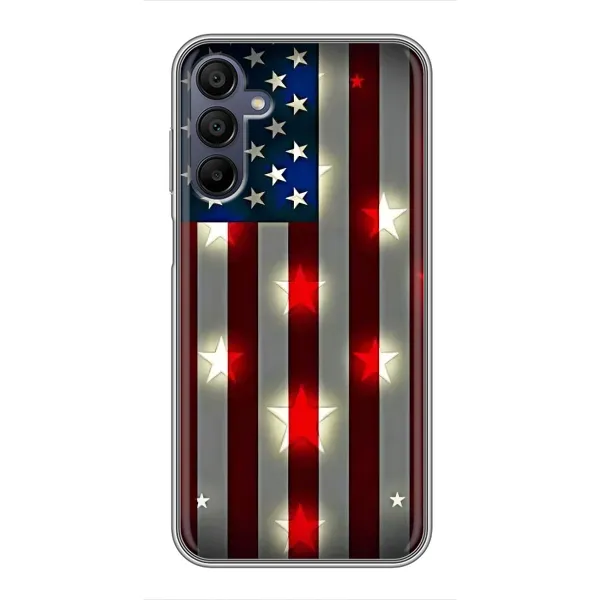 Чехол с рисунком «Флаг США 2» для Samsung Galaxy A15 (A155) Чехол с рисунком «Флаг США 2» для Samsung Galaxy A15 (A155)