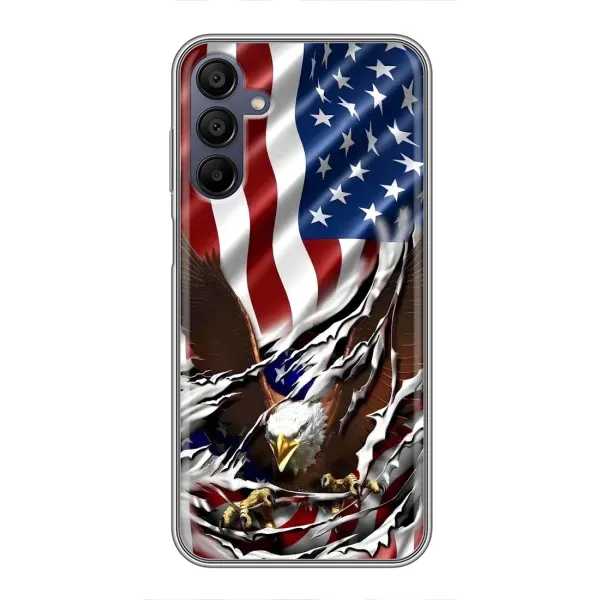 Чехол с рисунком «Флаг USA» для Samsung Galaxy A15 (A155) Чехол с рисунком «Флаг USA» для Samsung Galaxy A15 (A155)
