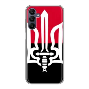 Чехлы УПА (Красно-Чёрный) на Samsung Galaxy A15 (A155) (Герб Украины)