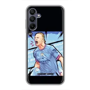 Чехлы с принтом для Samsung Galaxy A15 (A155) Футболист (гол Эрлинг Холланд)