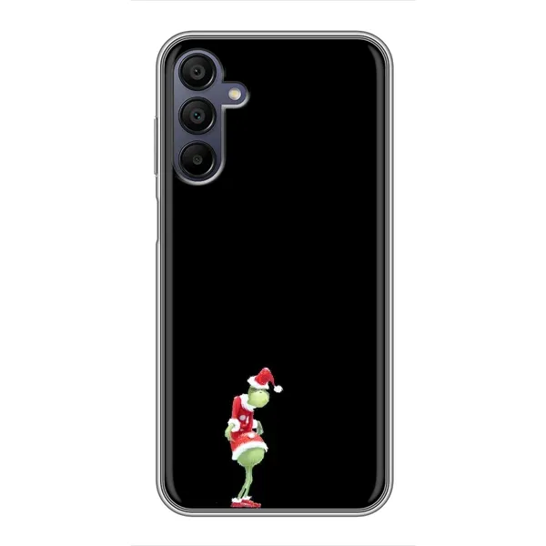 Чехол с рисунком «Гринч на чорном» для Samsung Galaxy A15 (A155) Чехол с рисунком «Гринч на чорном» для Samsung Galaxy A15 (A155)