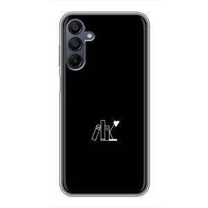Чехол с картинками на черном фоне для Samsung Galaxy A15 (A155) (Книжки)