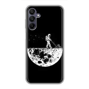 Силіконовый Чохол з принтом "Космонавти" на Samsung Galaxy A15 (A155) (Космонавт)