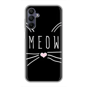 Бампер с изображением Котиков для Самсунг Галакси А15 (А155) (КОТИК MEOW)
