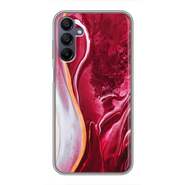 Чехол с рисунком «Красный мрамор» для Samsung Galaxy A15 (A155) Чехол с рисунком «Красный мрамор» для Samsung Galaxy A15 (A155)