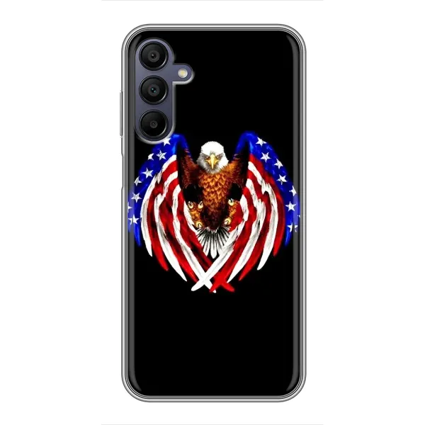 Чехол с рисунком «Крылья США» для Samsung Galaxy A15 (A155) Чехол с рисунком «Крылья США» для Samsung Galaxy A15 (A155)
