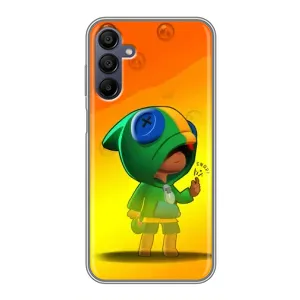 Чехол Бравл Старс для Samsung Galaxy A15 (A155) (LEON в кофте)