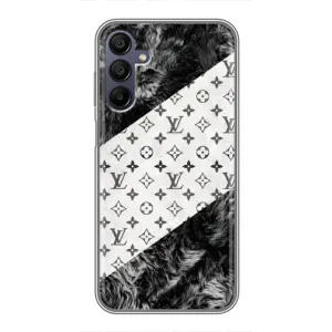 Чехол Стиль Louis Vuitton на Samsung Galaxy A15 (A155) (LV на белом)