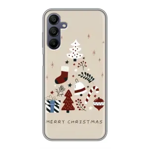 Чехол Санта Клаус для Samsung Galaxy A15 (A155) (Merry Christmas)