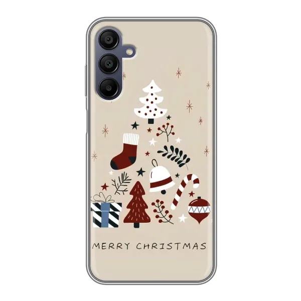 Чехол с рисунком «Merry Christmas» для Samsung Galaxy A15 (A155) Чехол с рисунком «Merry Christmas» для Samsung Galaxy A15 (A155)